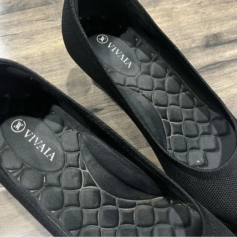 Vivaia Aria Wedge Pro Women's Pointed Toe Wedge Black Shoes EUR 41 US 10/10.5